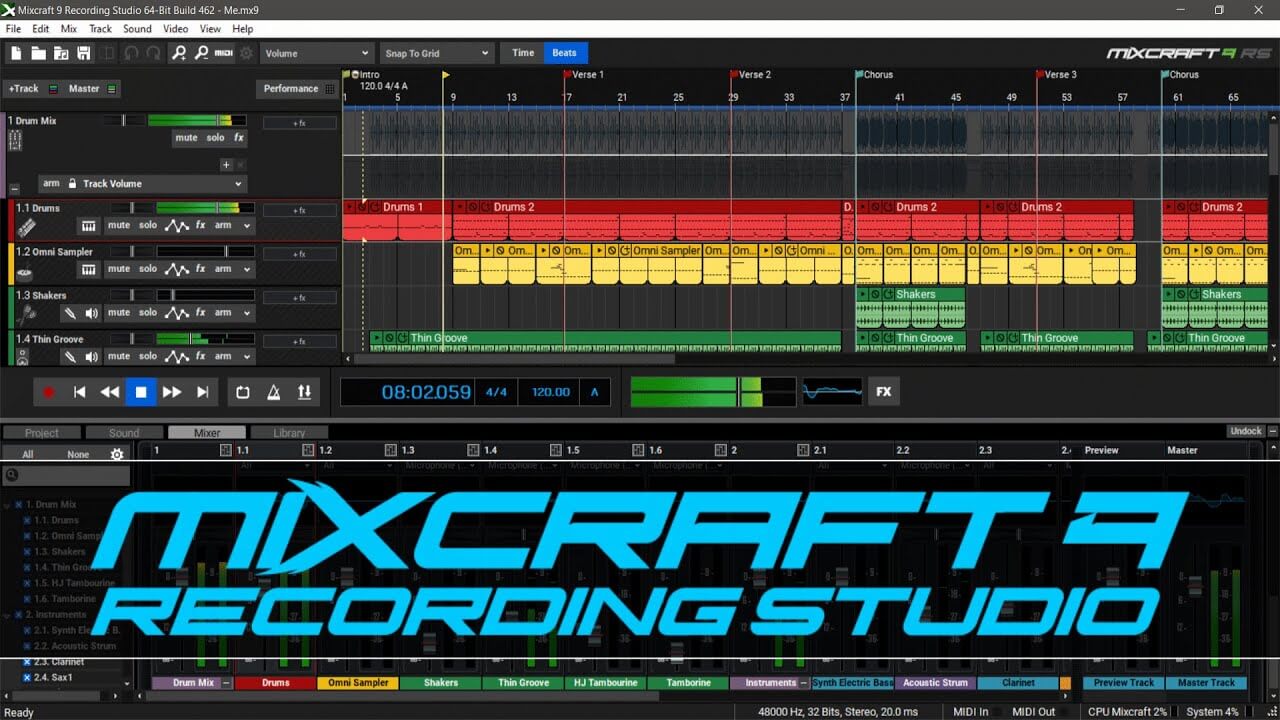Acoustica Mixcraft Recording Studio 9.0 Crack + Keygen 2022