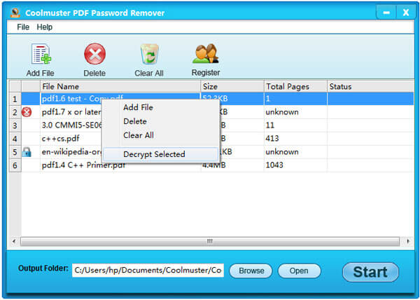 Coolmuster PDF Password Remover 2.1.10 الكراك مع التسجيل 2022