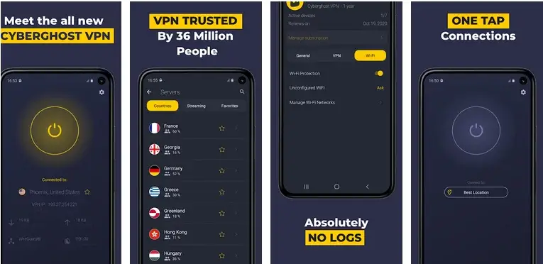CyberGhost VPN MOD APK 8.6.4.396 Crack With Activation Key Download